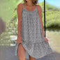 Boho Floral Sleeveless Cami Maxi Dress FitiqueFit