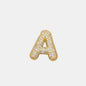 EmberLuxe "Glimmer" Bubble Letter Pendant (A-K) Ivory Embers