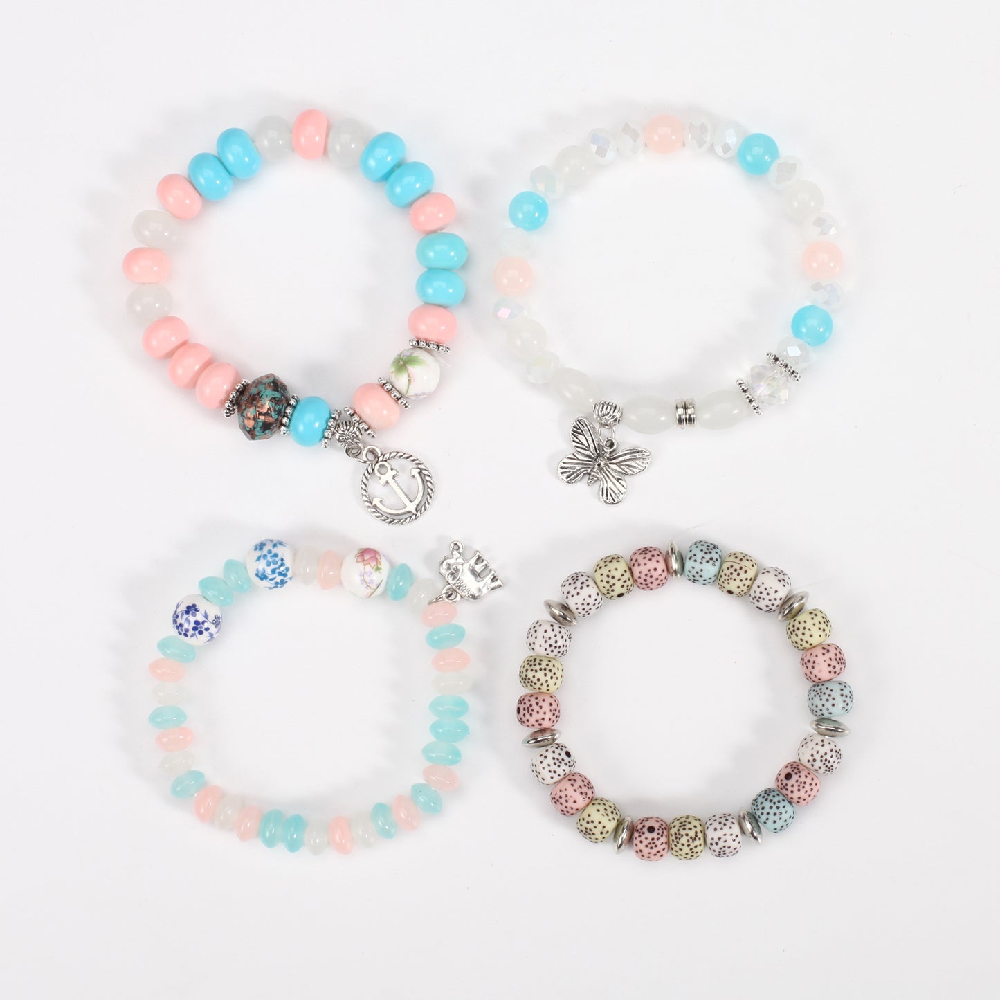 [Women's Bohemian Bracelet Set] Bohemian Bracelets Set for Women - Stackable Stretch Multilayer Beads Bracelet NovaCart