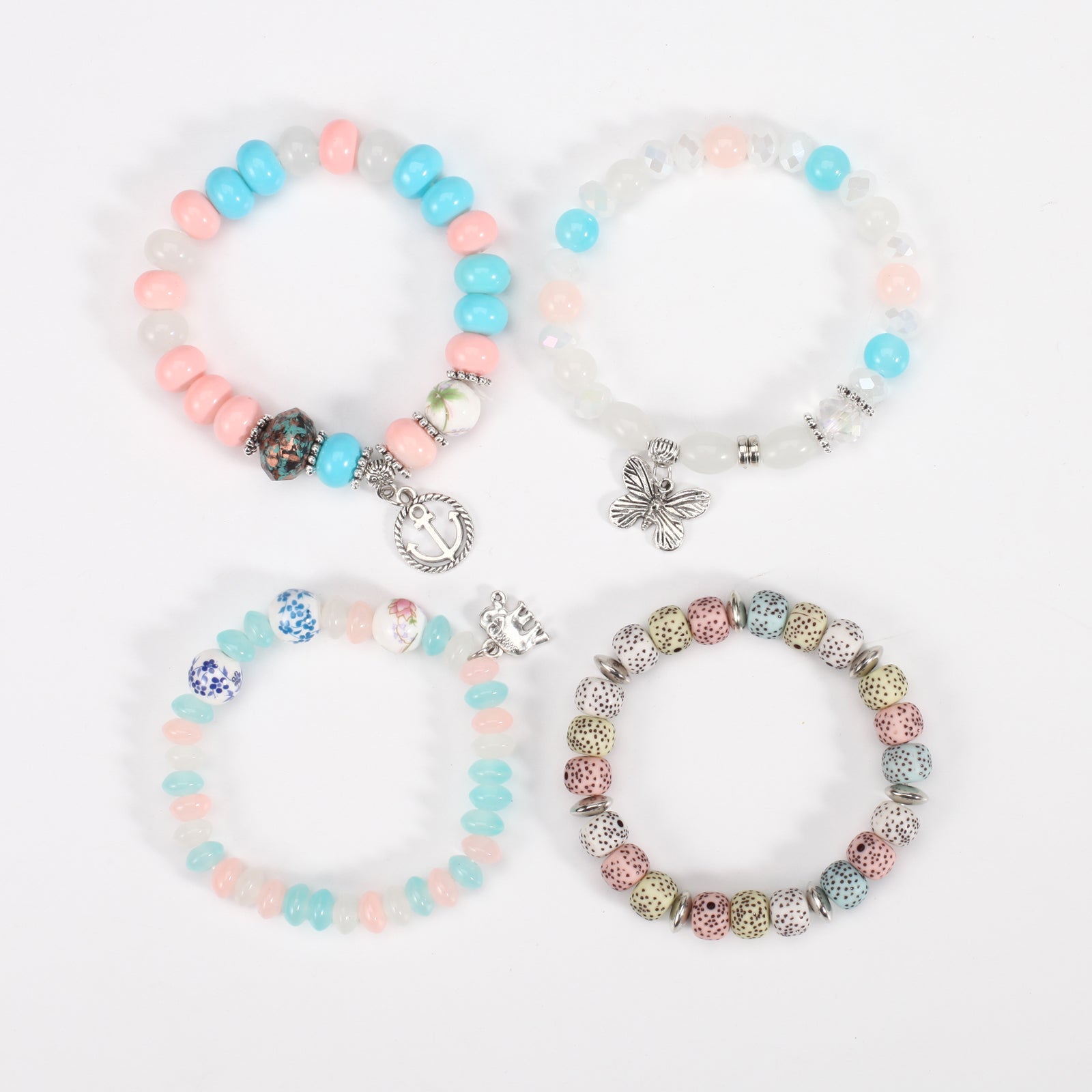 [Women's Bohemian Bracelet Set] Bohemian Bracelets Set for Women - Stackable Stretch Multilayer Beads Bracelet NovaCart