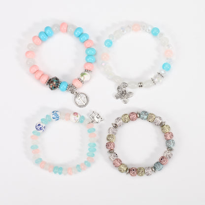 [Women's Bohemian Bracelet Set] Bohemian Bracelets Set for Women - Stackable Stretch Multilayer Beads Bracelet NovaCart
