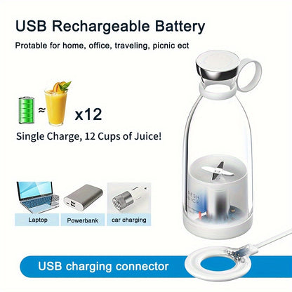 [Portable Fruit Blender] Wireless Mini Fruit Blender Juicer - 350ML Portable Electric, Perfect for On-the-Go! NovaCart