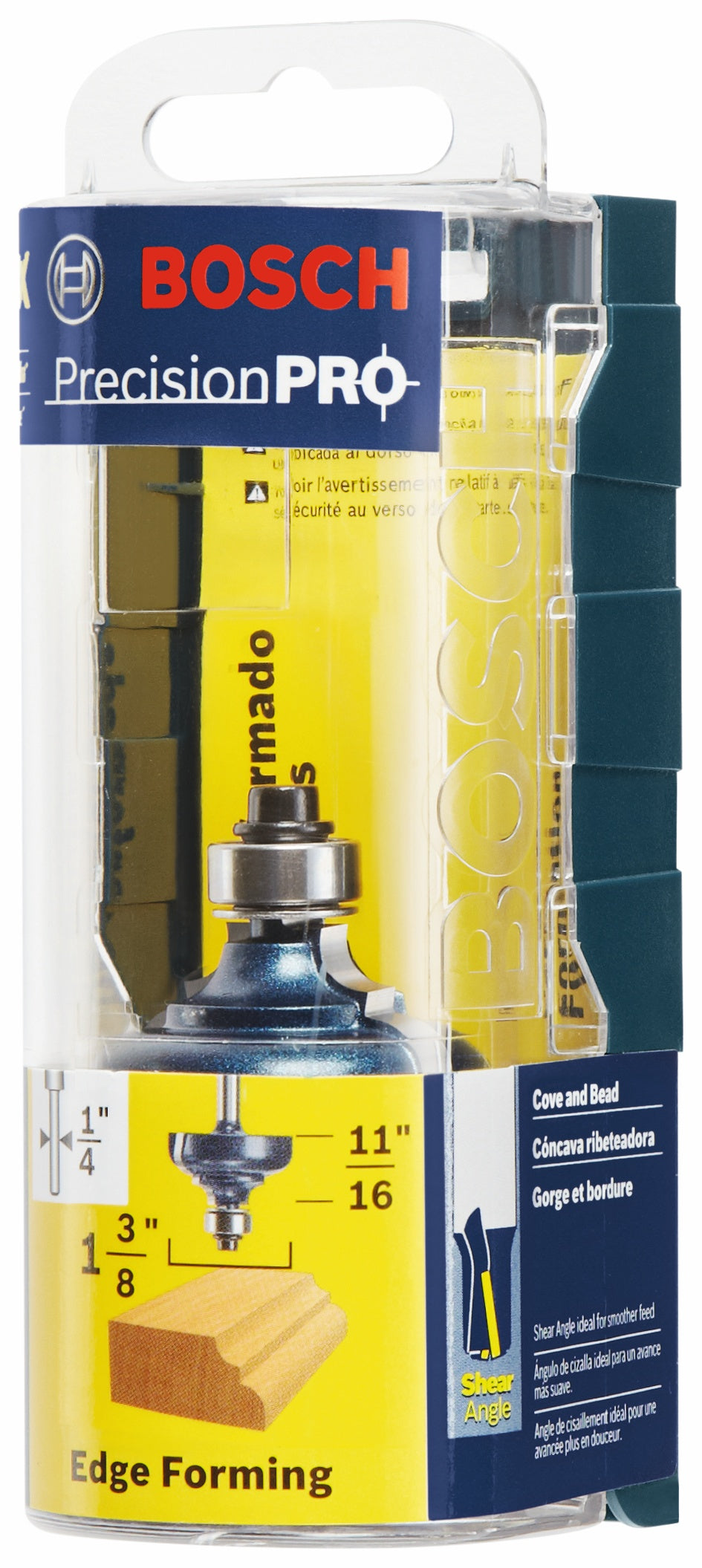 BOSCH 85604MC 1-3/8 In. x 11/16 In. Carbide-Tipped Cove and Bead Router Bit VM Hardware
