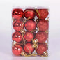 24-Pieces: Sparkling Christmas Balls