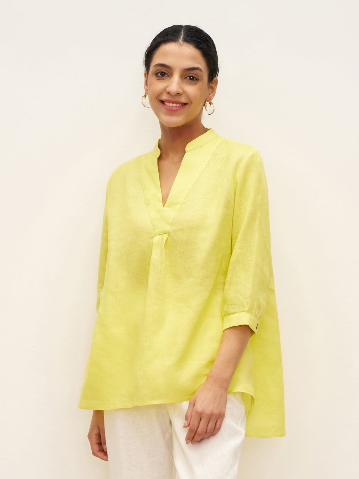 100% Linen Dress Shirt JOANNA LINTICO