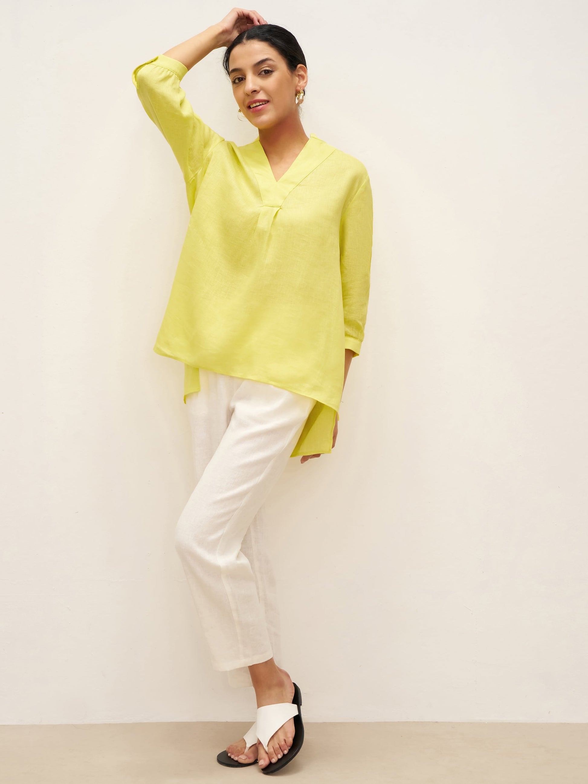 100% Linen Dress Shirt JOANNA LINTICO