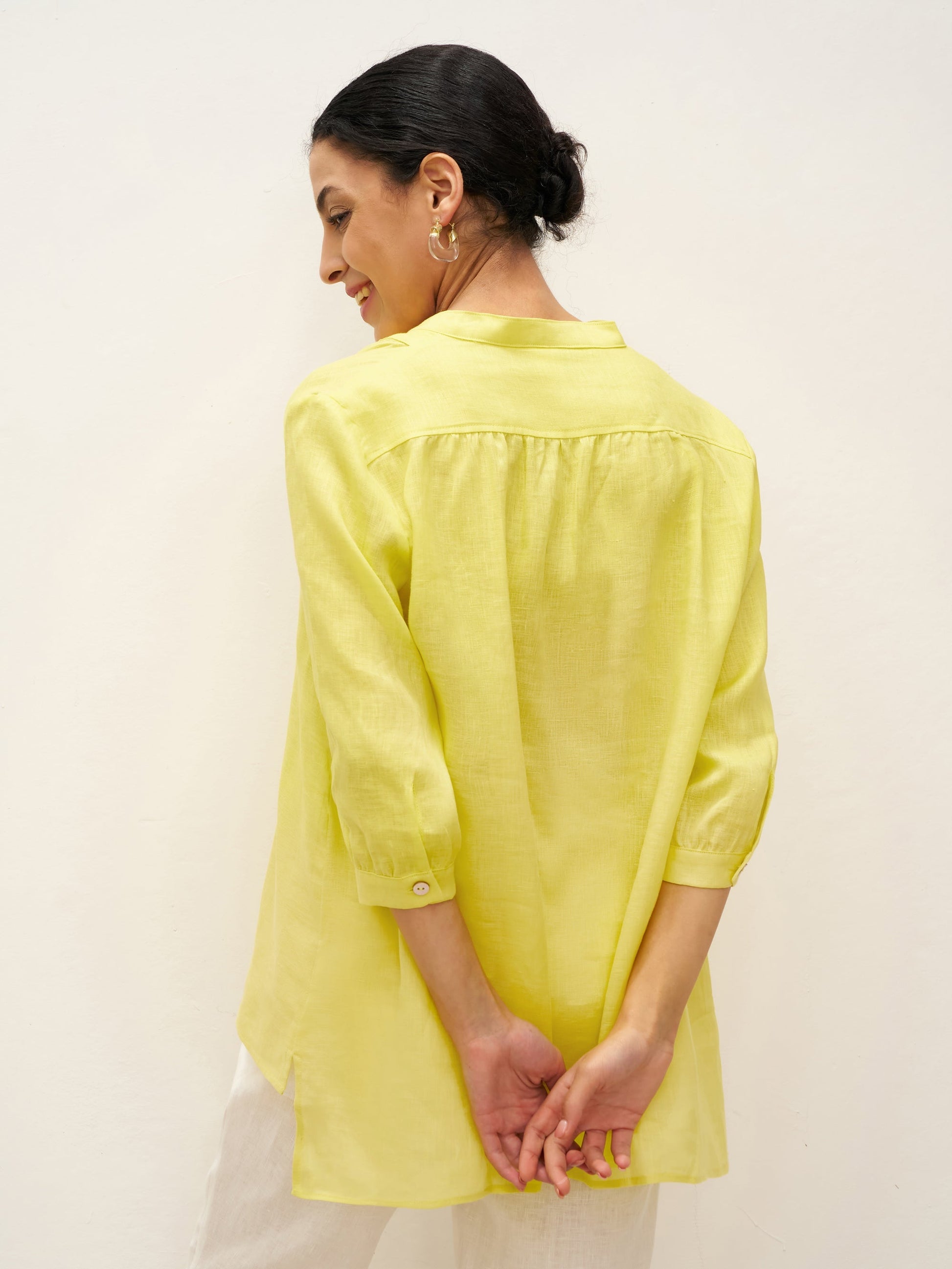 100% Linen Dress Shirt JOANNA LINTICO