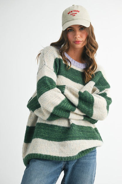 Oversized Striped Sweater Shop Style & More | Fresh Looks, Everyday Deals & Free Shipping