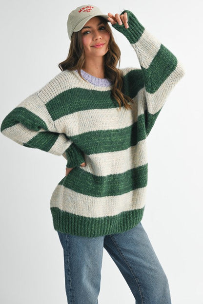 Oversized Striped Sweater Shop Style & More | Fresh Looks, Everyday Deals & Free Shipping