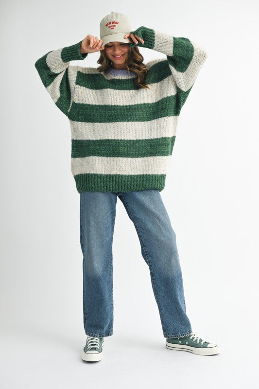 Oversized Striped Sweater Shop Style & More | Fresh Looks, Everyday Deals & Free Shipping