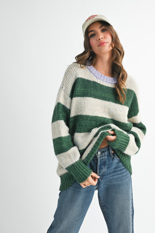 Oversized Striped Sweater Shop Style & More | Fresh Looks, Everyday Deals & Free Shipping