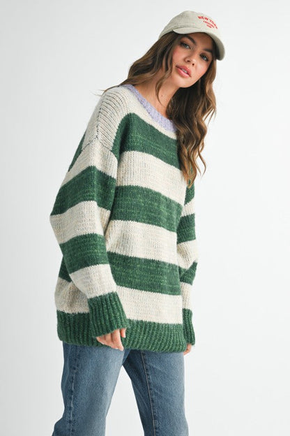 Oversized Striped Sweater Shop Style & More | Fresh Looks, Everyday Deals & Free Shipping