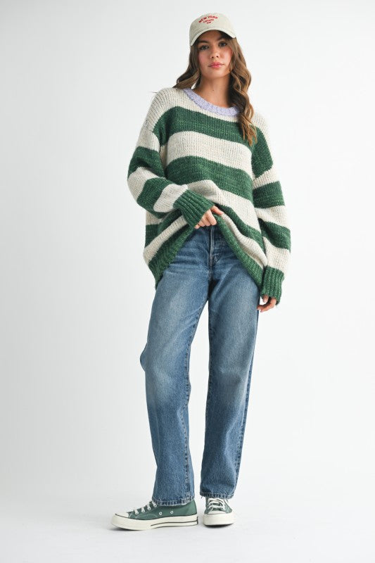 Oversized Striped Sweater Shop Style & More | Fresh Looks, Everyday Deals & Free Shipping