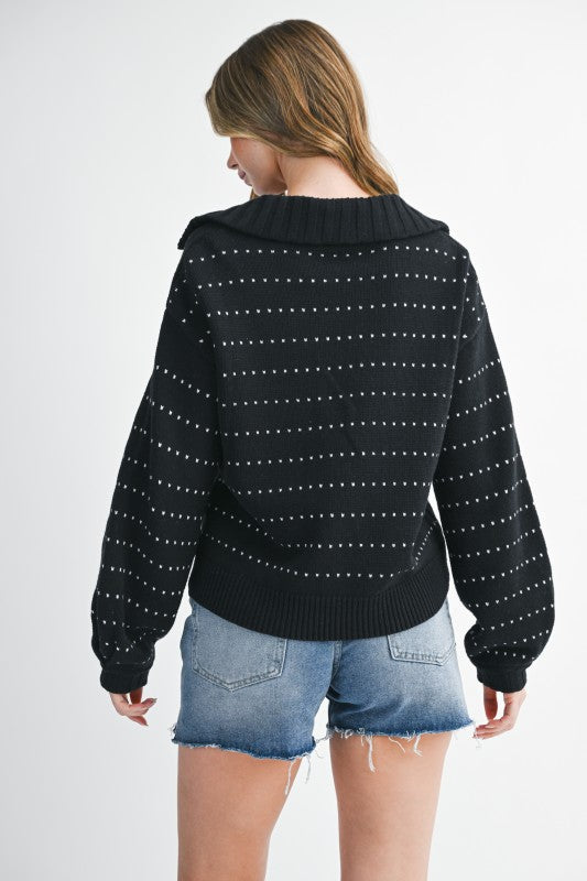 Dot Knit Pullover Sweater Shop Style & More | Fresh Looks, Everyday Deals & Free Shipping