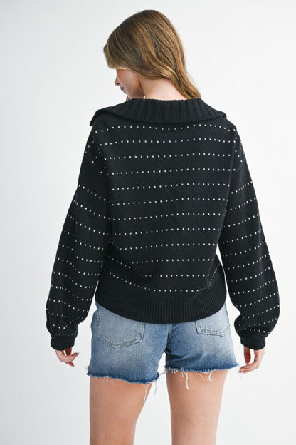 Dot Knit Pullover Sweater Shop Style & More | Fresh Looks, Everyday Deals & Free Shipping