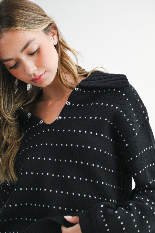 Dot Knit Pullover Sweater Shop Style & More | Fresh Looks, Everyday Deals & Free Shipping