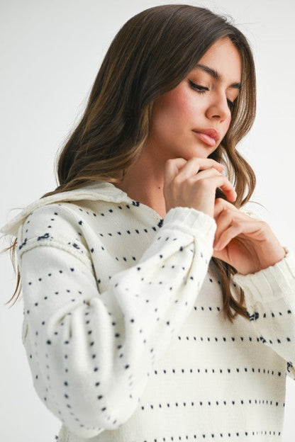Dot Knit Pullover Sweater Shop Style & More | Fresh Looks, Everyday Deals & Free Shipping