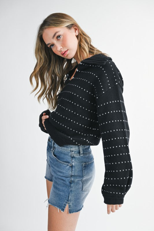 Dot Knit Pullover Sweater Shop Style & More | Fresh Looks, Everyday Deals & Free Shipping
