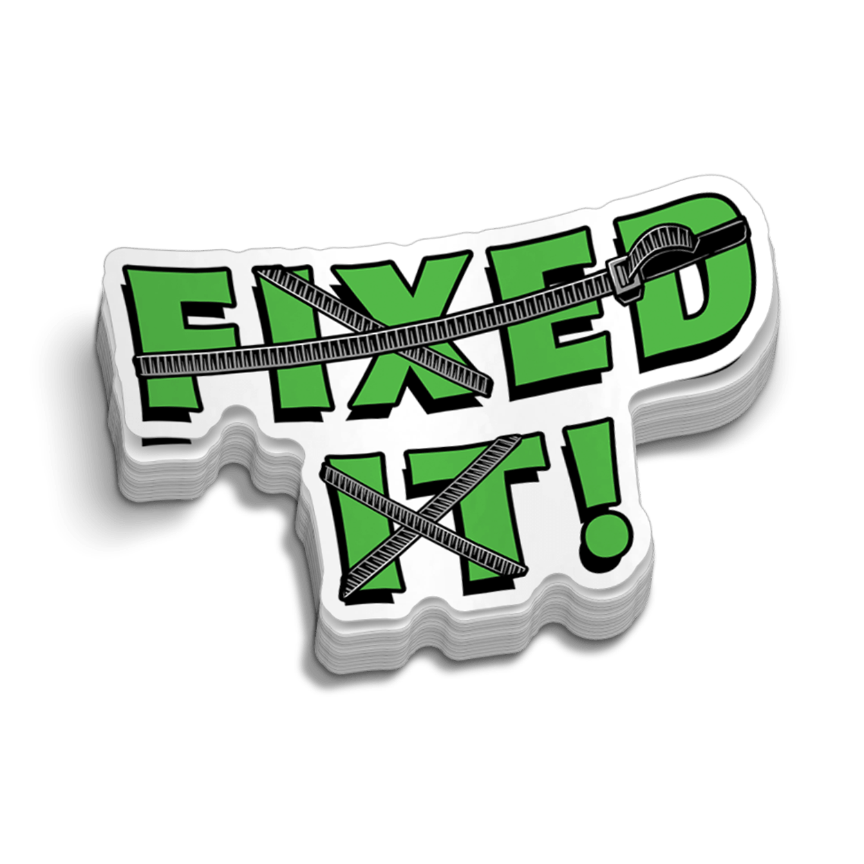 Fixed It - Hard Hat Decal Armed American Supply