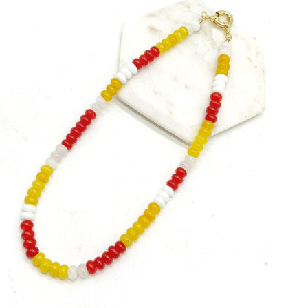 KC Chiefs Beaded Stone Necklace NFL Kansas City Shop Style & More | Fresh Looks, Everyday Deals & Free Shipping