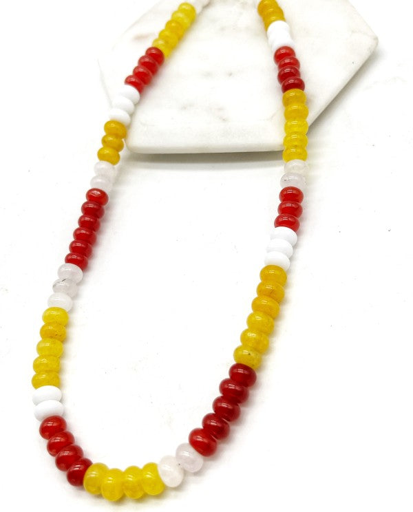 KC Chiefs Beaded Stone Necklace NFL Kansas City Shop Style & More | Fresh Looks, Everyday Deals & Free Shipping