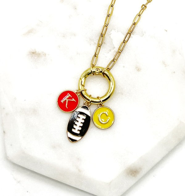 Chiefs Charm Enamel Kansas City Necklace KC Shop Style & More | Fresh Looks, Everyday Deals & Free Shipping