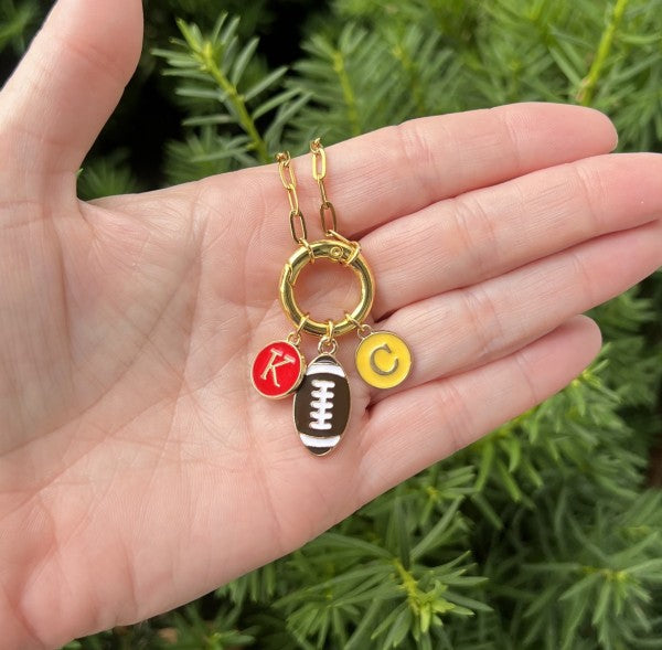 Chiefs Charm Enamel Kansas City Necklace KC Shop Style & More | Fresh Looks, Everyday Deals & Free Shipping
