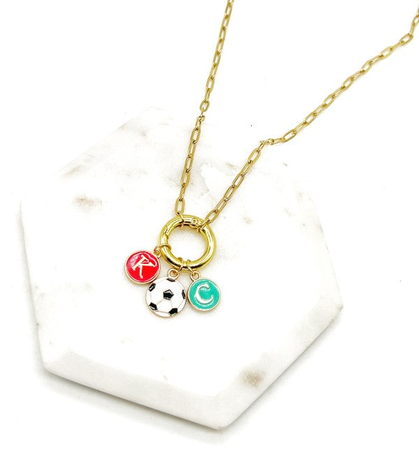 KC Current Soccer Charm Enamel Necklace Shop Style & More | Fresh Looks, Everyday Deals & Free Shipping