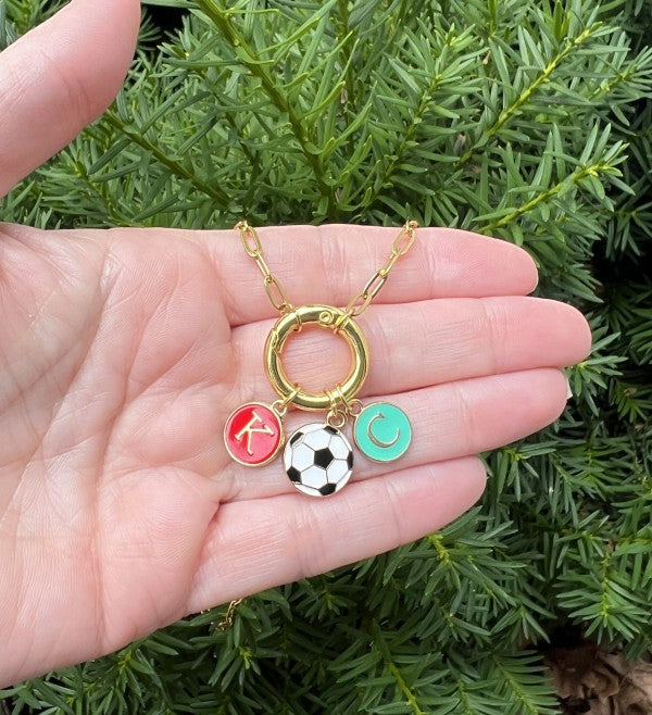 KC Current Soccer Charm Enamel Necklace Shop Style & More | Fresh Looks, Everyday Deals & Free Shipping