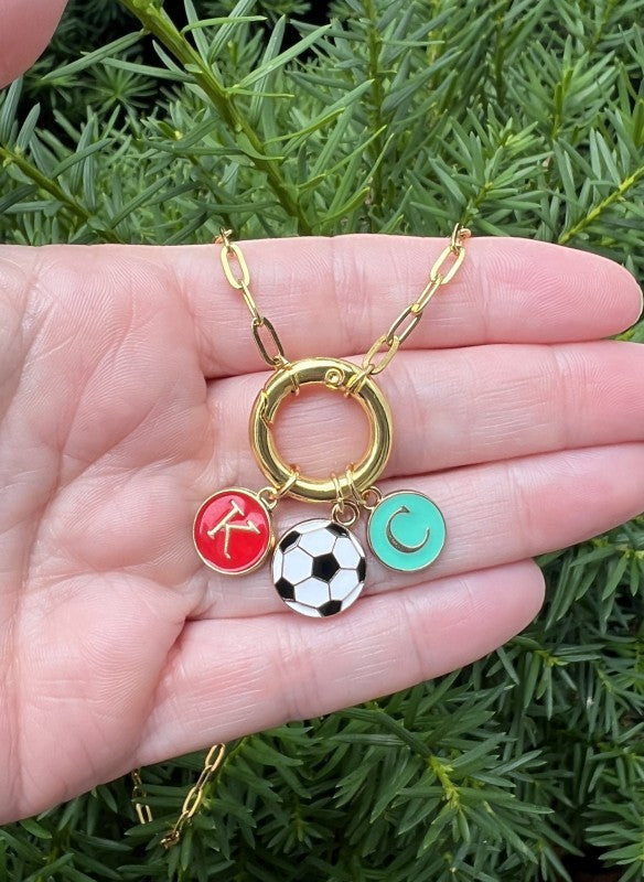 KC Current Soccer Charm Enamel Necklace Shop Style & More | Fresh Looks, Everyday Deals & Free Shipping