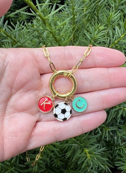 KC Current Soccer Charm Enamel Necklace Shop Style & More | Fresh Looks, Everyday Deals & Free Shipping