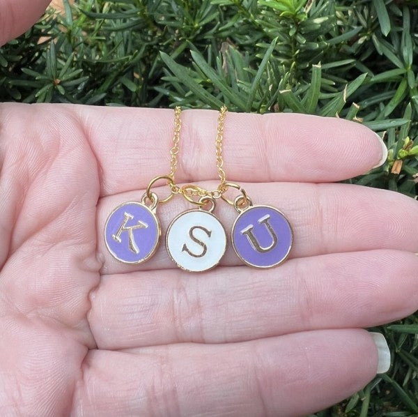 KSU K-State Cats Charm Necklace Shop Style & More | Fresh Looks, Everyday Deals & Free Shipping