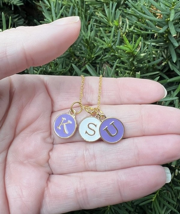 KSU K-State Cats Charm Necklace Shop Style & More | Fresh Looks, Everyday Deals & Free Shipping