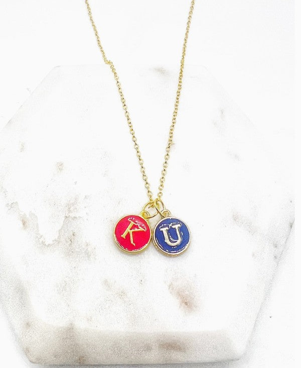 KU Kansas University Jayhawks Charm Necklace Shop Style & More | Fresh Looks, Everyday Deals & Free Shipping