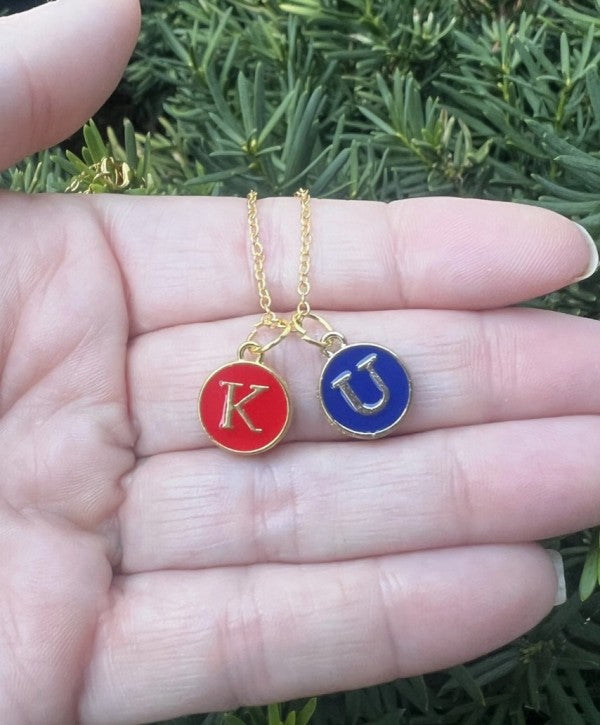 KU Kansas University Jayhawks Charm Necklace Shop Style & More | Fresh Looks, Everyday Deals & Free Shipping
