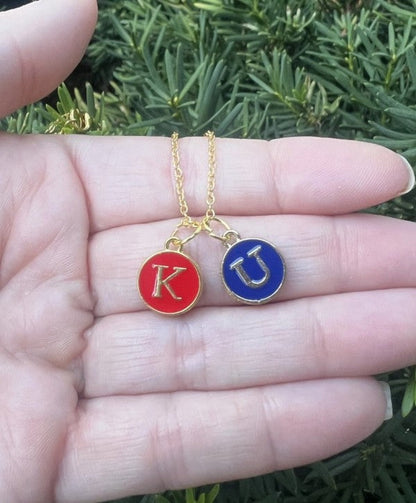 KU Kansas University Jayhawks Charm Necklace Shop Style & More | Fresh Looks, Everyday Deals & Free Shipping