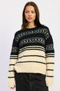 FAIR SLE STRIPED OVERSIZE SWEATER Shop Style & More | Fresh Looks, Everyday Deals & Free Shipping