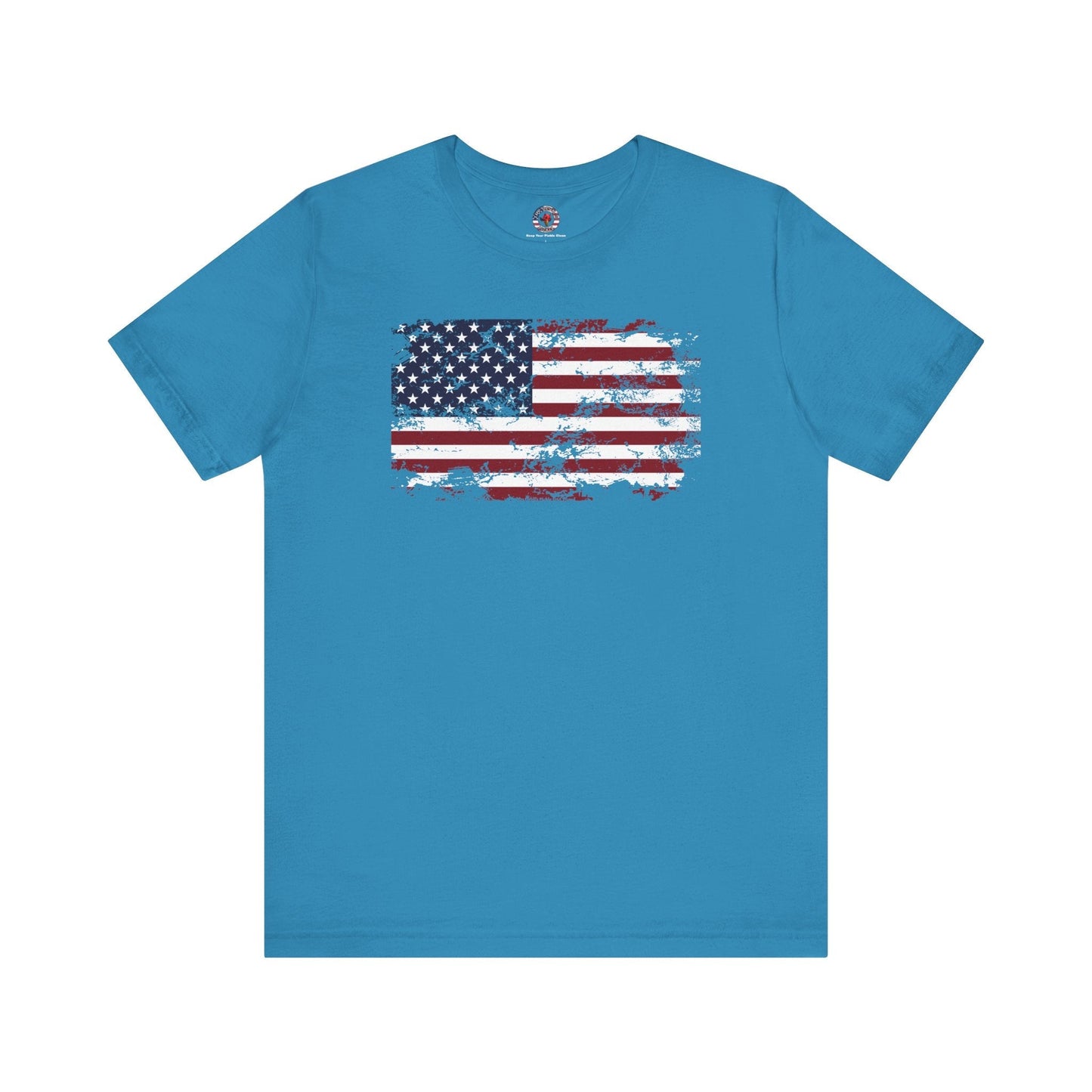 Vintage Style American Flag T-Shirt The Devil's Pickle