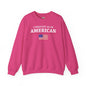 I Identify As An American Crewneck Sweatshirt The Devil's Pickle