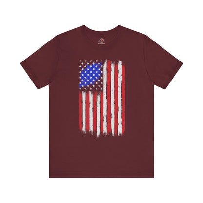 Tattered American Flag T-Shirt The Devil's Pickle