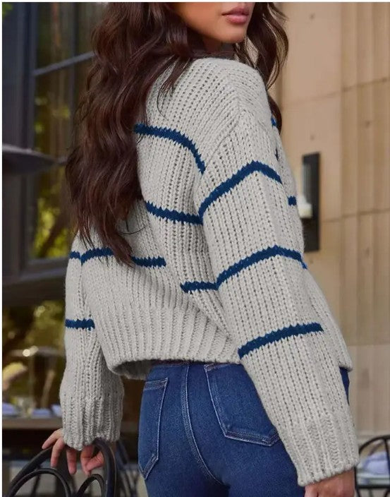 Striped Knit Sweater Shop Style & More | Fresh Looks, Everyday Deals & Free Shipping