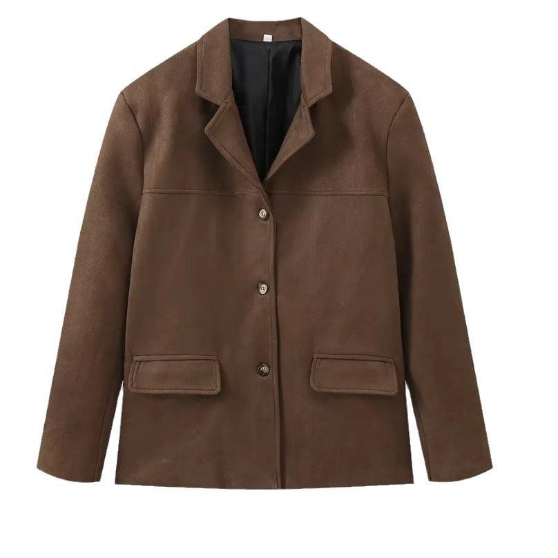 Timeless Suede Princess Jacket - Chic Mocha and Latte Retro Jacket for Women Country in My Heart