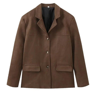 Timeless Suede Princess Jacket - Chic Mocha and Latte Retro Jacket for Women Country in My Heart