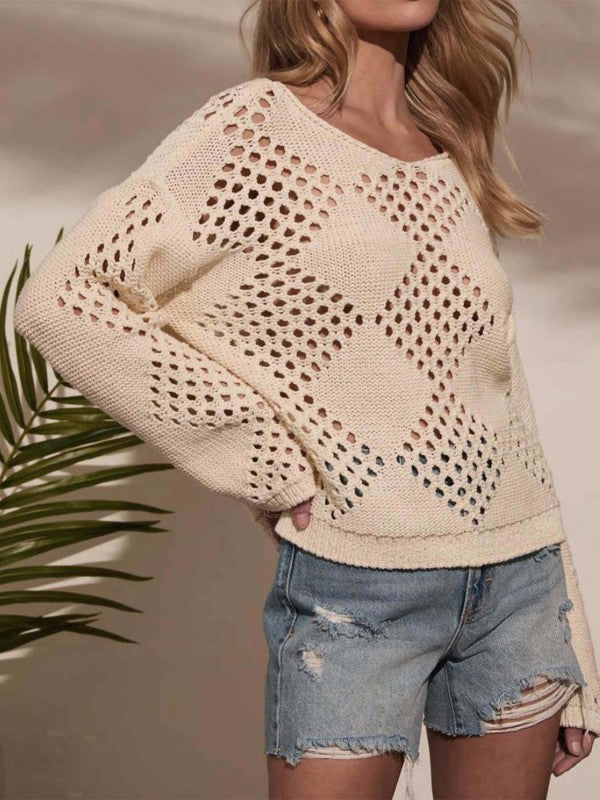 Hollow Knit Sweater Shop Style & More | Fresh Looks, Everyday Deals & Free Shipping