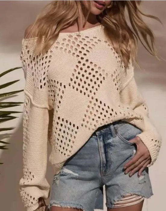 Hollow Knit Sweater Shop Style & More | Fresh Looks, Everyday Deals & Free Shipping