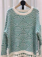 Plaid Knit Sweater with fringe Shop Style & More | Fresh Looks, Everyday Deals & Free Shipping