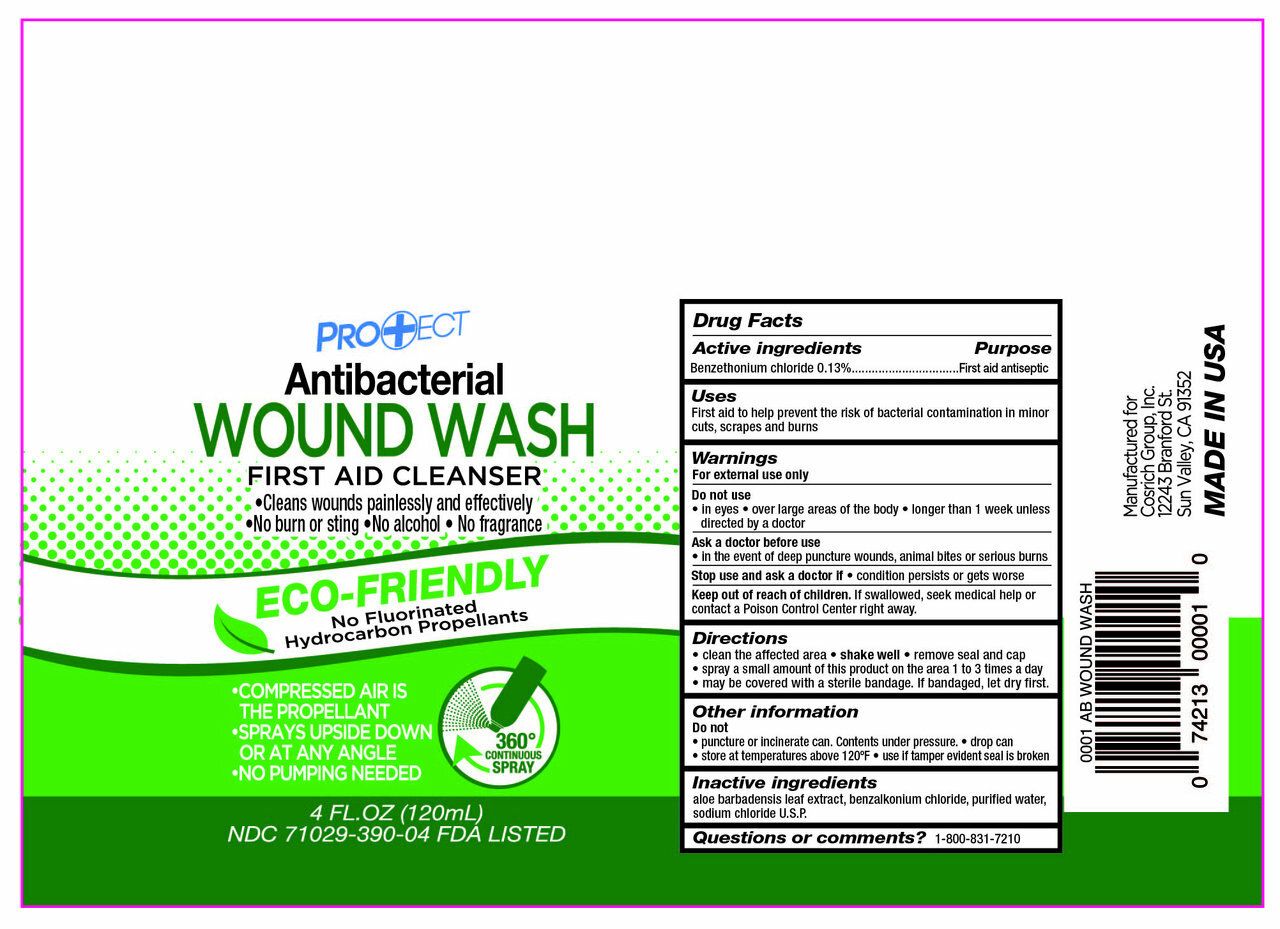 Protect Antibacterial Wound Wash, 4oz quakekits.com