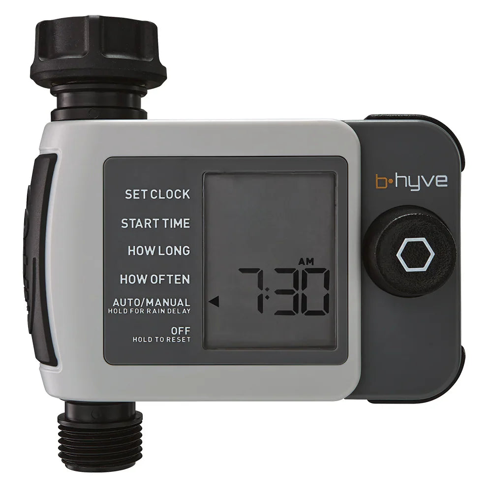 B-hyve XD Bluetooth 1-Outlet Hose Faucet Timer with B-hyve Flood Sensors | 71103 Orbit Irrigation