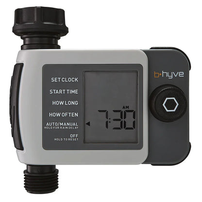 B-hyve XD Bluetooth 1-Outlet Hose Faucet Timer with B-hyve Flood Sensors | 71103 Orbit Irrigation
