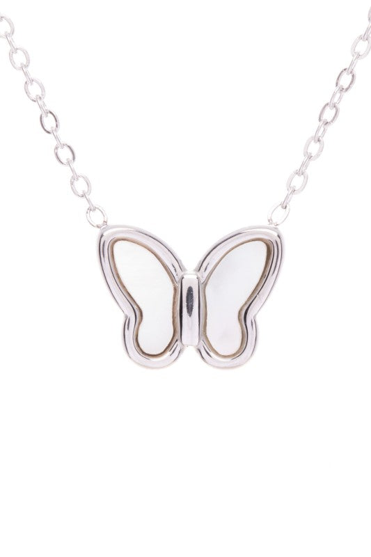 MOP Petite Butterfly Pendant Necklace Shop Style & More | Fresh Looks, Everyday Deals & Free Shipping